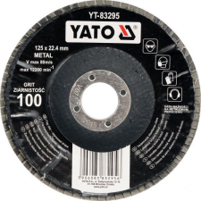 Yato lamellás korong 125 x 22,2 mm konvex P80 csiszolókorong és vágókorong