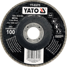 Yato lamellás korong fémhez 125x22,4mm P120 csiszolókorong és vágókorong