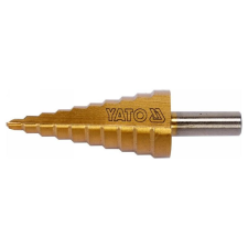 Yato Lépcsős fúró 4-22 mm 10 lépcsős HSS titán-nitrid (YT-44741) fúrószár