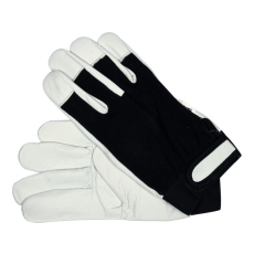 Yato Munkavédelmi kesztyű 9-es méret bőr-pamut fekete