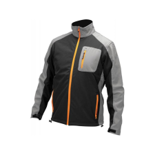 Yato Munkavédelmi softshell kabát fekete-szürke XL-es méret 3 zsebes (YT-79533) munkaruha