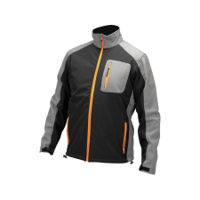 Yato Munkavédelmi softshell kabát fekete-szürke XXXL-es méret 3 zsebes munkaruha