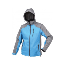 Yato Munkavédelmi softshell kabát kapucnival kék-szürke M-es méret YATO munkaruha