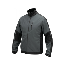 Yato Munkavédelmi softshell kabát szürke-fekete L-es méret 3 zsebes munkaruha