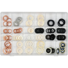 Yato Olajleeresztő csavar-hoz alátét 120 db-os készlet 12x18 - 20x27 mm autójavító eszköz