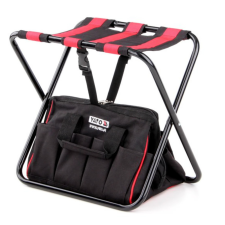 Yato Összecsukható szék, tartózsebbel 42x29x30cm Max: 90kg (YAT-7446) szerszám kiegészítő