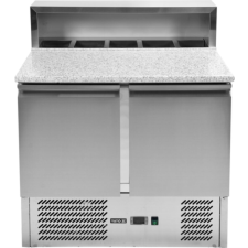 Yato Salátahűtő pult 240l 2 ajtós hűtőgép, hűtőszekrény