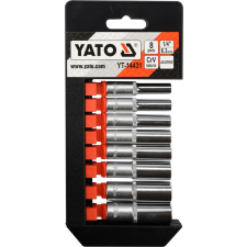 Yato YATO Dugókulcs klt. 8 részes 5,5-13 hosszú 1/4 col dugókulcs