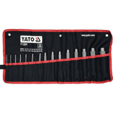 Yato YATO YT-3591 Bőrlyukasztó készlet 15 részes 2-22mm (YAT-3591) barkácsolás, csiszolás, rögzítés