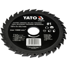 Yato YATO YT-59172 Marótárcsa 125mm (YAT-59172) barkácsolás, csiszolás, rögzítés