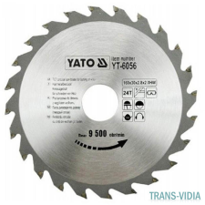 Yato Yato YT-6056 fűrésztárcsa fához 160/30/24 csiszolókorong és vágókorong