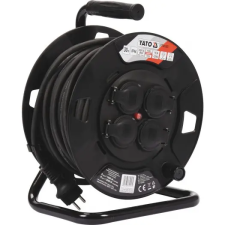  YATO YT-81053 Kábeldob 30 fm 3x1,5 mm2 H05RR-F hosszabbító, elosztó