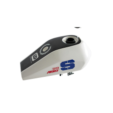 YCF Tankfedél üvegszálas fehér matricával S147 Flat Track Sunday egyéb motorkerékpár alkatrész