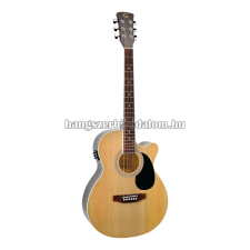 YELLOWSTONE-MJCE-NT - Mini jumbo cutaway elektroakusztikus gitár fenyő fedlappal gitár és basszusgitár