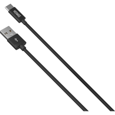 YENKEE USB A 2.0 / USB C szinkronizáló és töltőkábel 1m fekete (YCU 301 BK) kábel és adapter