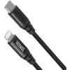 YENKEE USB-C to Lightning szinkronizáló és töltőkábel Apple eszközökhöz, 480 Mb/s, YCU 631 BK