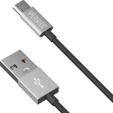 YENKEE USB Micro USB Átalakító Fekete-Ezüst 1m YCU 221 BSR kábel és adapter