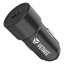 YENKEE YAC 2035 USB-C autós töltő fekete (YAC 2035) mobiltelefon kellék
