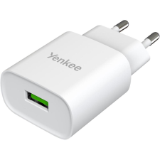 YENKEE YAC SE 223 USB-A Hálózati Töltő Adapter 18W - Fehér mobiltelefon kellék