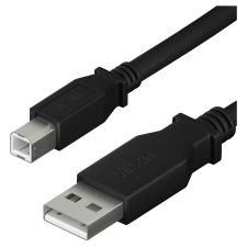 YENKEE YCU 016 BK USB Type-A apa - USB Type-B apa Nyomtató kábel - Fekete (3m) (YCU 016 BK) kábel és adapter