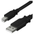 YENKEE YCU 016 BK USB Type-A apa - USB Type-B apa Nyomtató kábel - Fekete (3m) (YCU 016 BK)