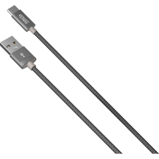YENKEE YCU 301 GY USB-A - USB-C (apa - apa) kábel 1m - Szürke kábel és adapter