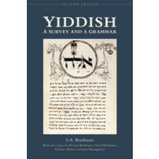  Yiddish – S. A. Birnbaum idegen nyelvű könyv
