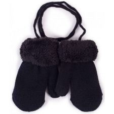 Yo! Bébi téli kesztyű 10 cm - Fekete gyerek kesztyű