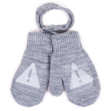 Yo! Bébi téli kesztyű 12 cm - szürke gyerek kesztyű