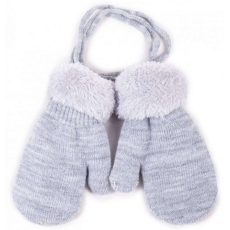  Yo! Bébi téli kesztyű 12 cm - Szürke