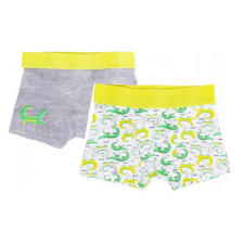 Yo Club kisfiú boxer 2 db 98/104 - Dínók - Lime/Szürke gyerek alsó