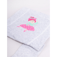 Yo Club! Pamut Harisnyanadrág - Szürke/Rózsaszín Táncoló Lány 68-74 gyerek harisnya