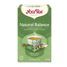Yogi BIO Természetes egyensúly tea shiitake gombával 17x2g Yogi Natural Balance vitamin és táplálékkiegészítő