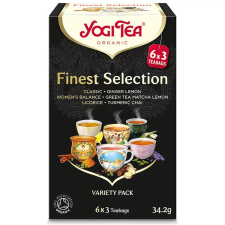  Yogi Tea Bio Finest Selection teaválogatás 6x3 db tea