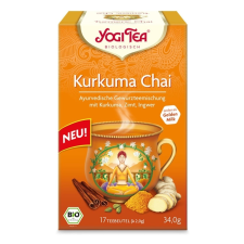  Yogi Tea Kurkumás chai bio 17 db biokészítmény