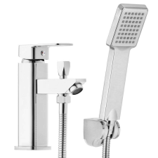 YOKA Home 2in1 mosdó/kád csaptelep + zuhanyrózsa, króm, álló, egykaros csaptelep