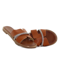 Yolera - Diamond Slip barna női papucs Méret:41