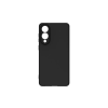 YOOUP Alpha Samsung Galaxy S25 Edge selymes tapintású gumis tok - Fekete
