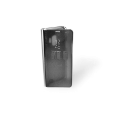 YOOUP Clear view Samsung Galaxy S9 G960 oldalra nyíló tok ezüst tok és táska