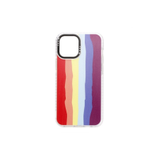 YOOUP IPHONE 11 PRO 5.8 MINTÁS TOK RAINBOW FEHÉR tok és táska
