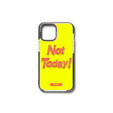 YOOUP IPHONE 12 / 12 PRO 6.1 MINTÁS TOK NOT TODAY FEKETE tok és táska