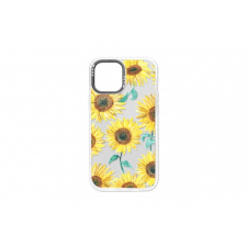 YOOUP IPHONE 13 PRO 6.1 MINTÁS TOK SUNFLOWER FEHÉR tok és táska