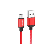 YOOUP L07 MICRO USB KÁBEL 2.4A 1 MÉTER PIROS kábel és adapter