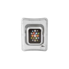 YOOUP Mágneses abszorpciós tok Apple Watch 38 mm Luxury ezüst okosóra kellék