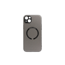 YOOUP MAGNETIC MINTÁS IPHONE 15 6.1 TPU TOK MAGSAFE-VEL CARBON SZURKE tok és táska