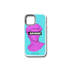 YOOUP Mintás telefontok Savage iPhone 13 Pro Max YooUp fehér kerettel tok és táska