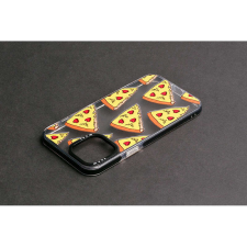 YOOUP Mintás TPU telefontok Pizza iPhone 12 Pro Max YooUp fekete tok és táska
