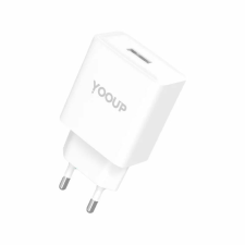 YOOUP NC57-A USB-A Hálózati Töltő Adapter 12W - Fehér (NC57-A) mobiltelefon kellék