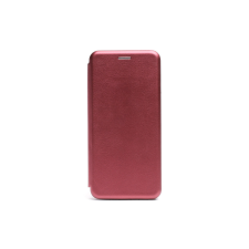 YOOUP Smart Diva oldalra nyíló telefontok ívelt sarkokkal Samsung Galaxy A15 bordó tok és táska