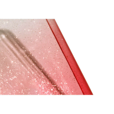 YOOUP Színátmenetes csillogós TPU telefontok Samsung Galaxy S21 FE G990B piros tok és táska